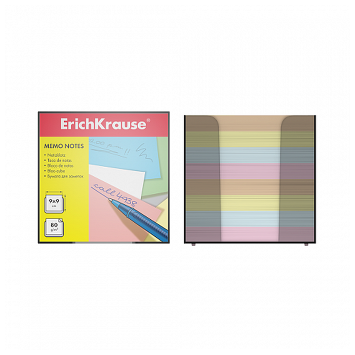 ErichKrause блок-кубик в подставке 90x90x90 мм (999721188-4458) (фото modal 2)