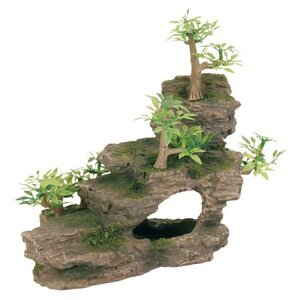 Грот TRIXIE Каменная лестница с растениями высота 19.5 см (фото modal nav 1)