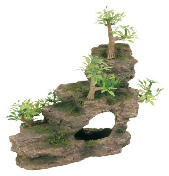Грот TRIXIE Каменная лестница с растениями высота 19.5 см (фото modal 1)