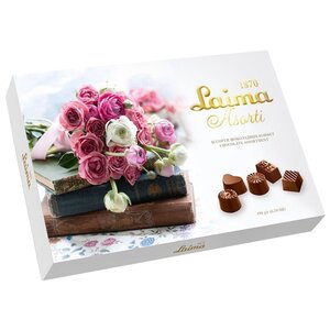 Набор конфет Laima Ассорти Книги, молочный шоколад, 190г (фото modal nav 1)