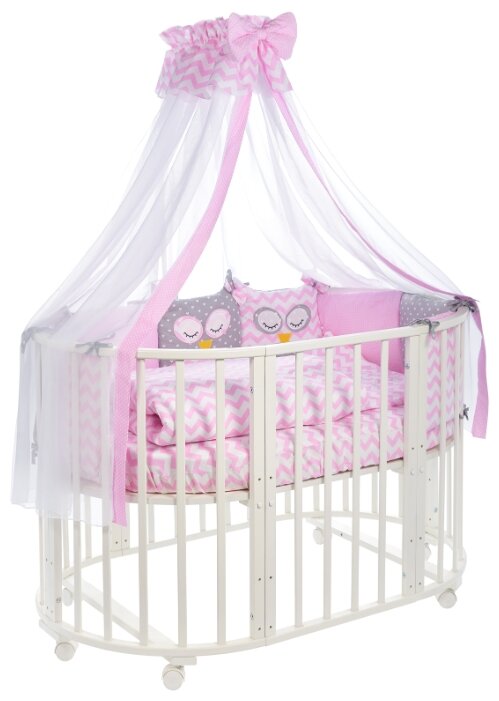 SWEET BABY комплект в овальную кроватку Civetta (10 предметов) (фото modal 7)