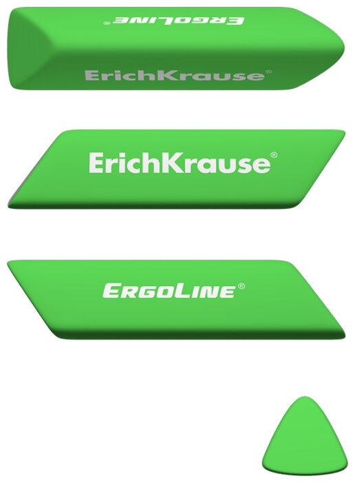 ErichKrause Набор ластиков ErgoLine Prism, 2 шт (фото modal 3)