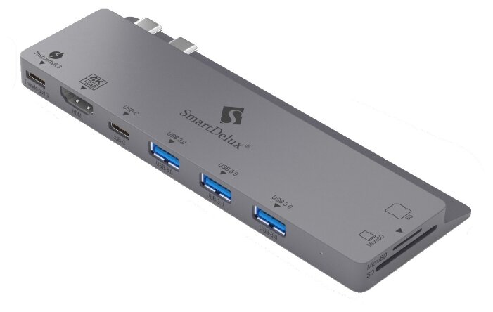 USB-концентратор SmartDelux SDUC-P8S, разъемов: 6 (фото modal 1)
