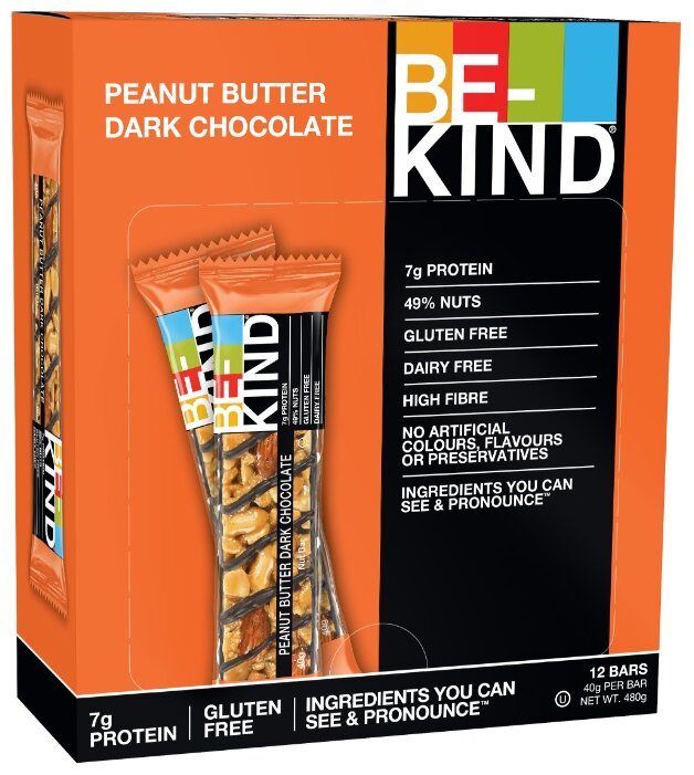 Ореховый батончик KIND Peanut Butter Dark Chocolate, 12 шт (фото modal 1)