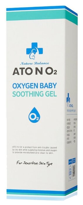 Atono2 Успокаивающий кислородный детский гель для купания Oxygen Baby Soothing Gel (фото modal 2)