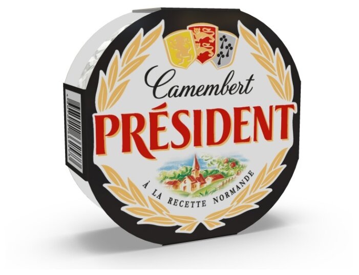 Сыр President Камамбер с белой плесенью 45% (фото modal 1)