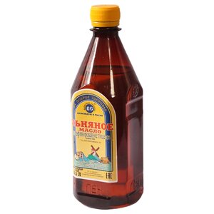 Василева Слобода Масло льняное нерафинированное пищевое, пластиковая бутылка (фото modal nav 1)