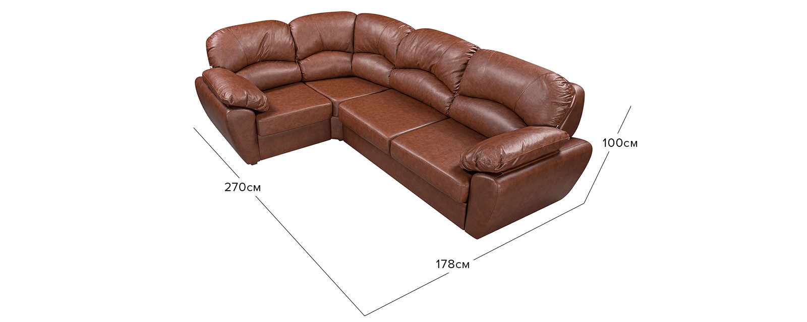 Угловой диван HomeMe (фото modal 2)