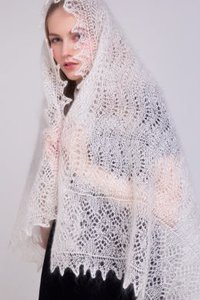 Платок Оренбургский пуховый платок (фото modal nav 5)