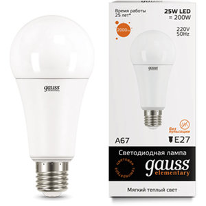 Лампа gauss E27 25Вт 2700K (фото modal nav 4)