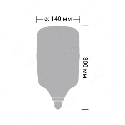 Лампа X-flash E40 T160 200Вт 4000K (фото modal 3)