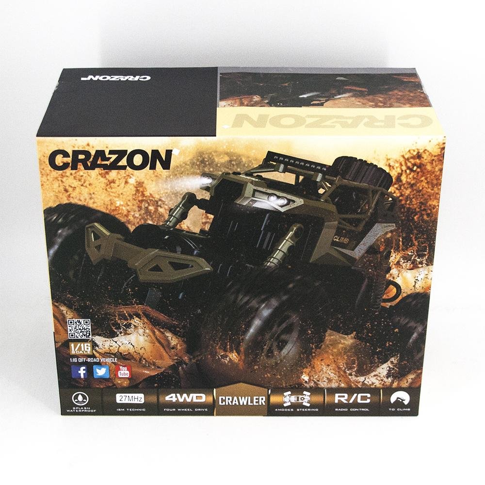 Внедорожник Crazon Crawler Khaki 4WD 1:16 (фото modal 5)