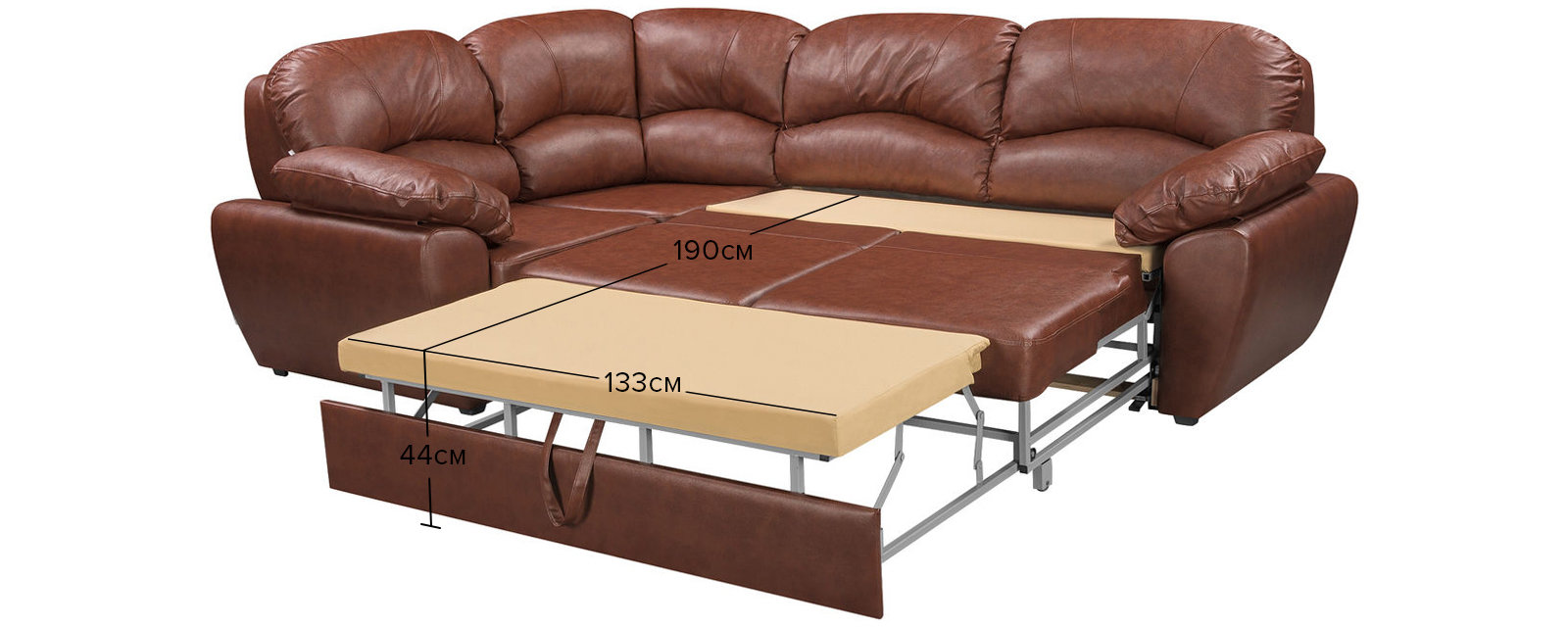 Угловой диван HomeMe (фото modal 3)