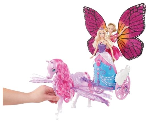 Barbie карета с Пегасом (Y6382) (фото modal 3)