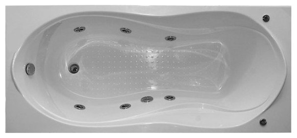 Отдельно стоящая ванна BAS Ямайка 180х80 без гидромассажа (фото modal 2)