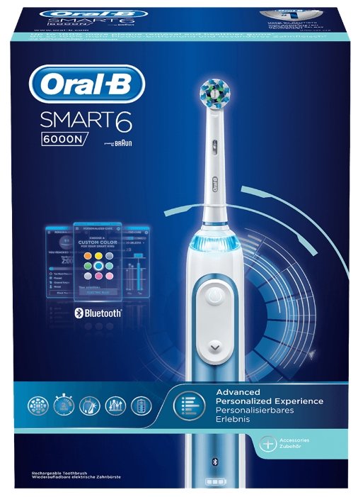 Электрическая зубная щетка Oral-B Smart 6 6000N (фото modal 3)