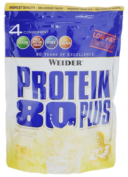 Протеин Weider Protein 80+ (500 г) (фото modal 5)