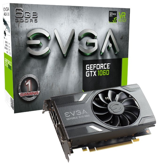 Видеокарта EVGA GeForce GTX 1060 1506Mhz PCI-E 3.0 6144Mb 8008Mhz 192 bit DVI HDMI HDCP (фото modal 5)