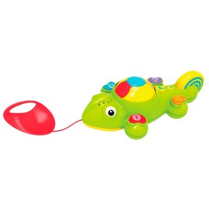 Каталка-игрушка 1 TOY Интерактивный хамелеон (Т10505) со звуковыми эффектами (фото modal nav 1)