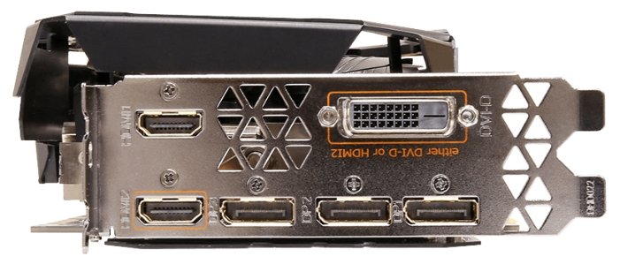 Видеокарта GIGABYTE GeForce GTX 1080 Ti 1594MHz PCI-E 3.0 11264MB 11010MHz 352 bit DVI 3xHDMI HDCP Aorus (фото modal 4)