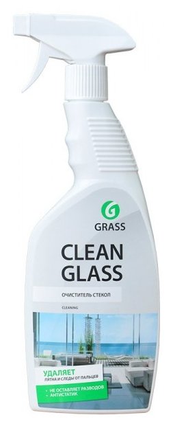 Спрей GraSS для стекол и зеркал Clean glass (триггер) (фото modal 1)