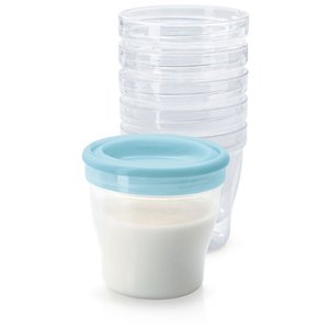 Happy Baby Набор контейнеров для хранения грудного молока и детского питания, 6 шт. (фото modal nav 1)