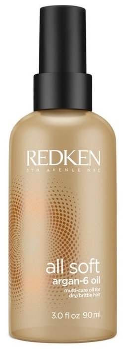 Redken All Soft Аргановое масло для блеска и восстановления волос (фото modal 1)