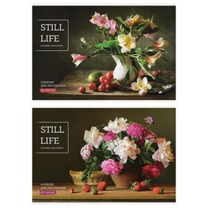 Альбом для рисования ArtSpace Цветы Still life 29.7 х 21 см (A4), 100 г/м², 40 л. (фото modal nav 1)