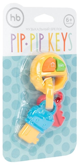 Прорезыватель-погремушка Happy Baby Pip-Pip keys (фото modal 3)