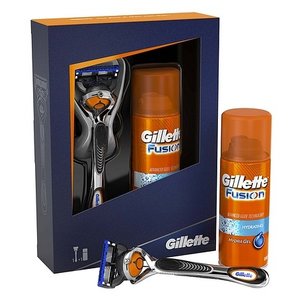 Набор Gillette гель для бритья Fusion Hydrating 75 мл, бритва Fusion ProGlide (фото modal nav 3)