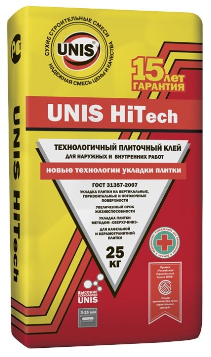 Клей Unis HiTech 25 кг (фото modal 2)