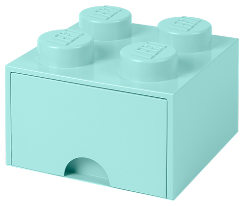 Ящик LEGO 2х2 Knobs с выдвижным ящиком 25х25х18 см (4005) (фото modal 1)