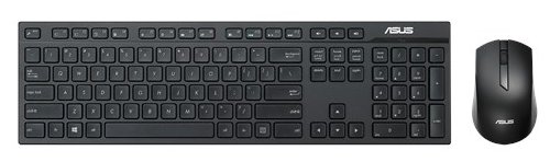 Клавиатура и мышь ASUS W2500 Wireless Keyboard and Mouse Set Black USB (фото modal 1)