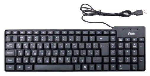 Клавиатура и мышь Ritmix RKC-010 Black USB (фото modal 3)