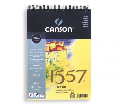Альбом Canson 1557 21 х 14.8 см (A5), 180 г/м², 30 л. (фото modal 2)
