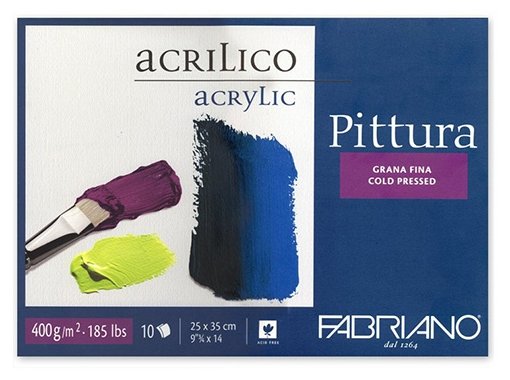 Альбом для акрила Fabriano Pittura 30 х 40 см, 400 г/м², 10 л. (фото modal 1)