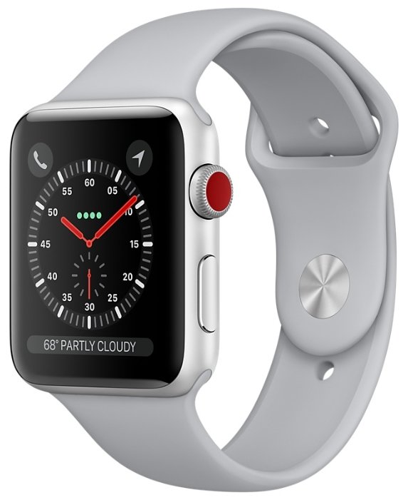 Часы Apple Watch Series 3 Cellular 38mm Aluminum Case with Sport Band (фото modal 1)