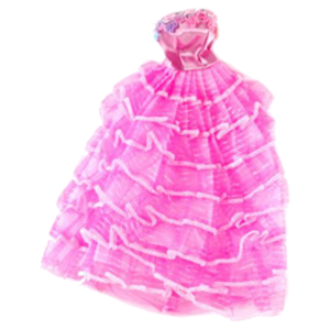 Shantou Gepai Вечернее платье для кукол 29 см X011 (фото modal nav 1)