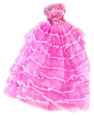 Shantou Gepai Вечернее платье для кукол 29 см X011 (фото modal 1)