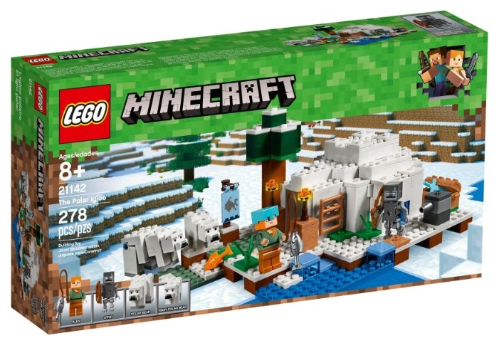Конструктор LEGO Minecraft 21142 Иглу (фото modal 1)