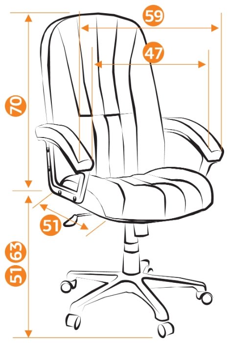 Компьютерное кресло TetChair CH 888 (фото modal 9)