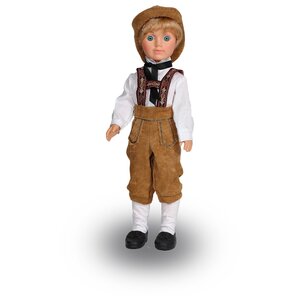 Кукла Весна Александр в баварском костюме, 43 см, В2417, в ассортименте (фото modal nav 1)