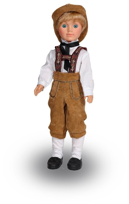 Кукла Весна Александр в баварском костюме, 43 см, В2417, в ассортименте (фото modal 1)
