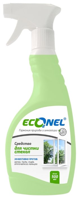 Спрей Econel для чистки стекол (фото modal 1)