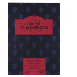 Альбом для акварели Canson Heritage Grain Satin Hot Pressed 36 х 26 см, 300 г/м², 12 л. (фото modal nav 1)