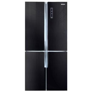 Холодильник Ginzzu NFK-510 Black glass (фото modal nav 1)