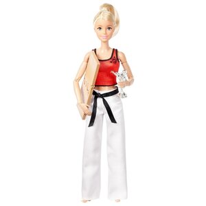 Кукла Barbie Безграничные движения Каратистка, 29 см, DWN39 (фото modal nav 3)