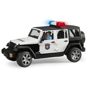 Внедорожник Bruder Jeep Wrangler Unlimited Rubicon Полиция, с фигуркой (02-526) 1:16 31 см (фото modal nav 1)