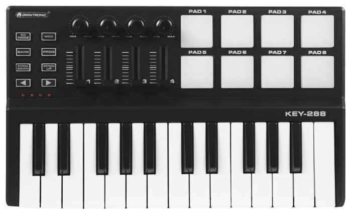 MIDI-клавиатура Omnitronic Key-288 (фото modal 1)