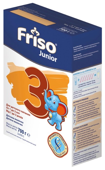 Смесь Friso 3 Junior (от 1 года до 3 лет) 700 г (фото modal 1)